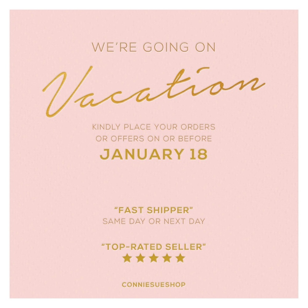 Vacation Coming Up!!!